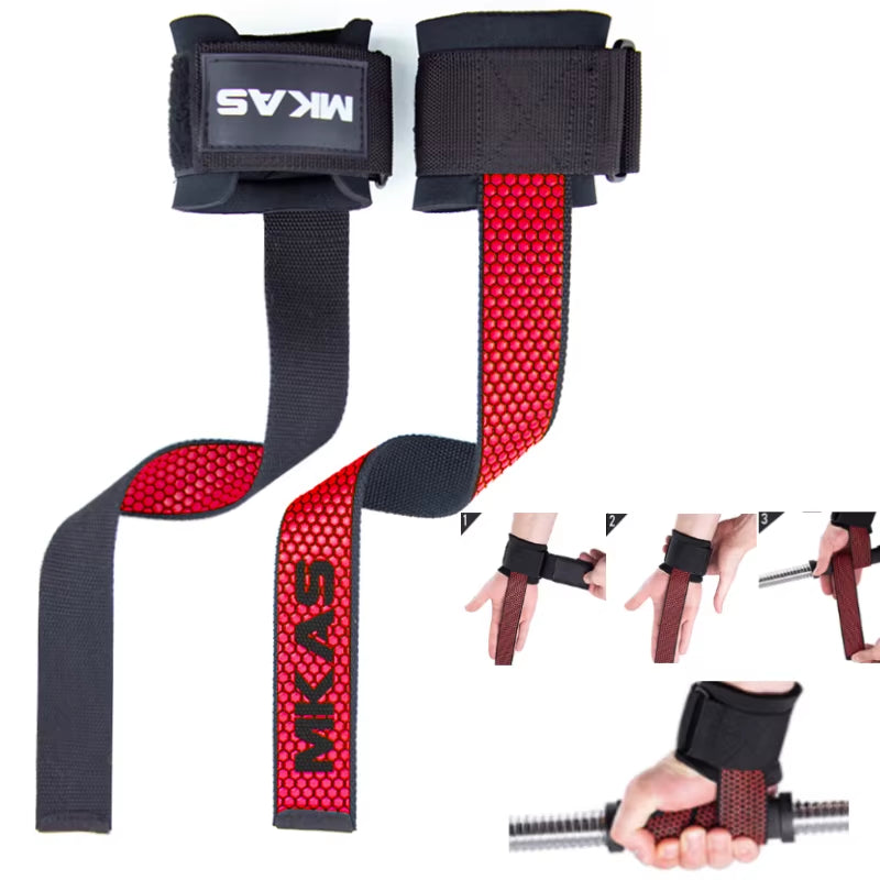 Non-Slip Gym Straps